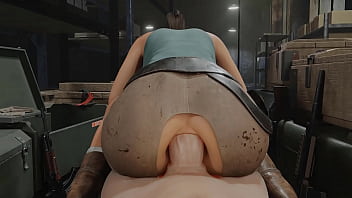 Lara Croft's intense anal encounter in 3D hentai